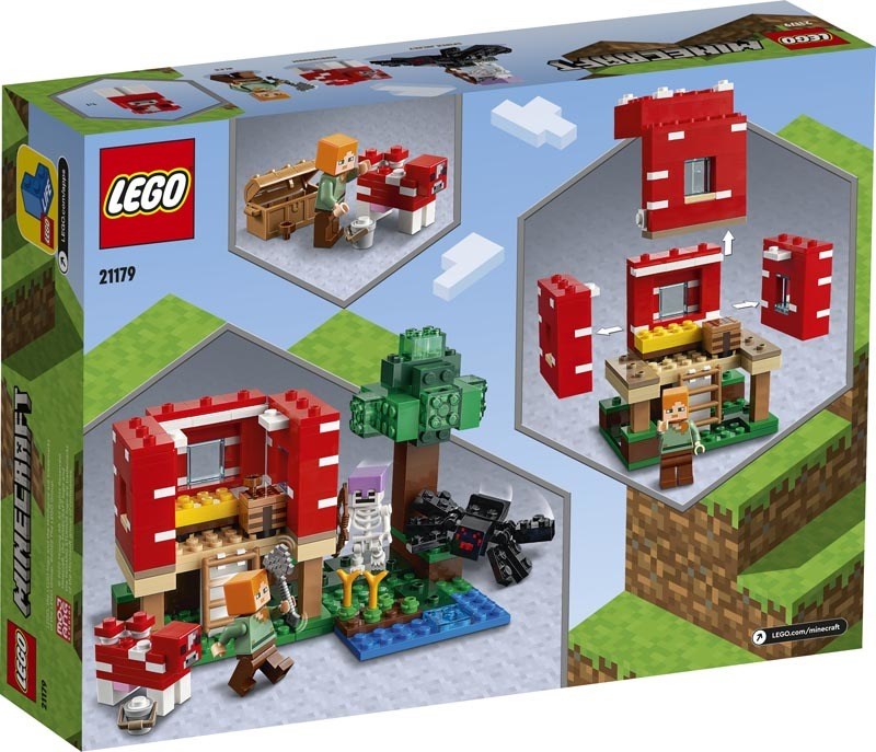 LEGO Minecraft 21179 Mushroom House Brand Lego