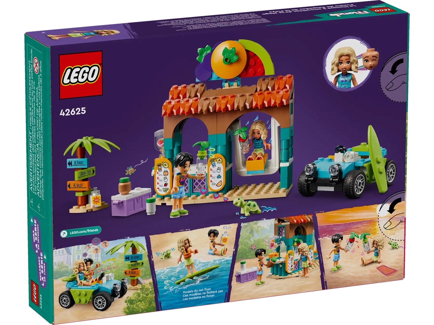 Blocks LEGO FRIENDS 42625 Beach Smoothie Stand Brand Lego