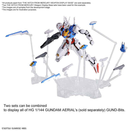 HG WITCH FROM MERCURY WEAPON DISPLAY BASE Brand BANDAI