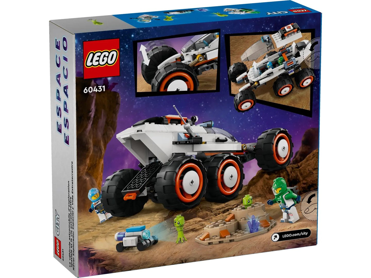 LEGO CITY 60431 SPACE EXPLORER ROVER AND ALIEN LIFE Brand Lego