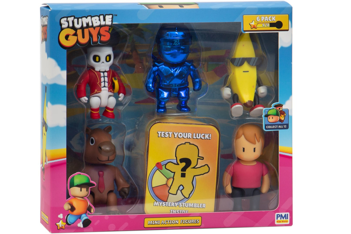 STUMBLE GUYS - MINI FIGURKI- DELUXE 6 FIGUREK VER.B Brand STUMBLE GUYS