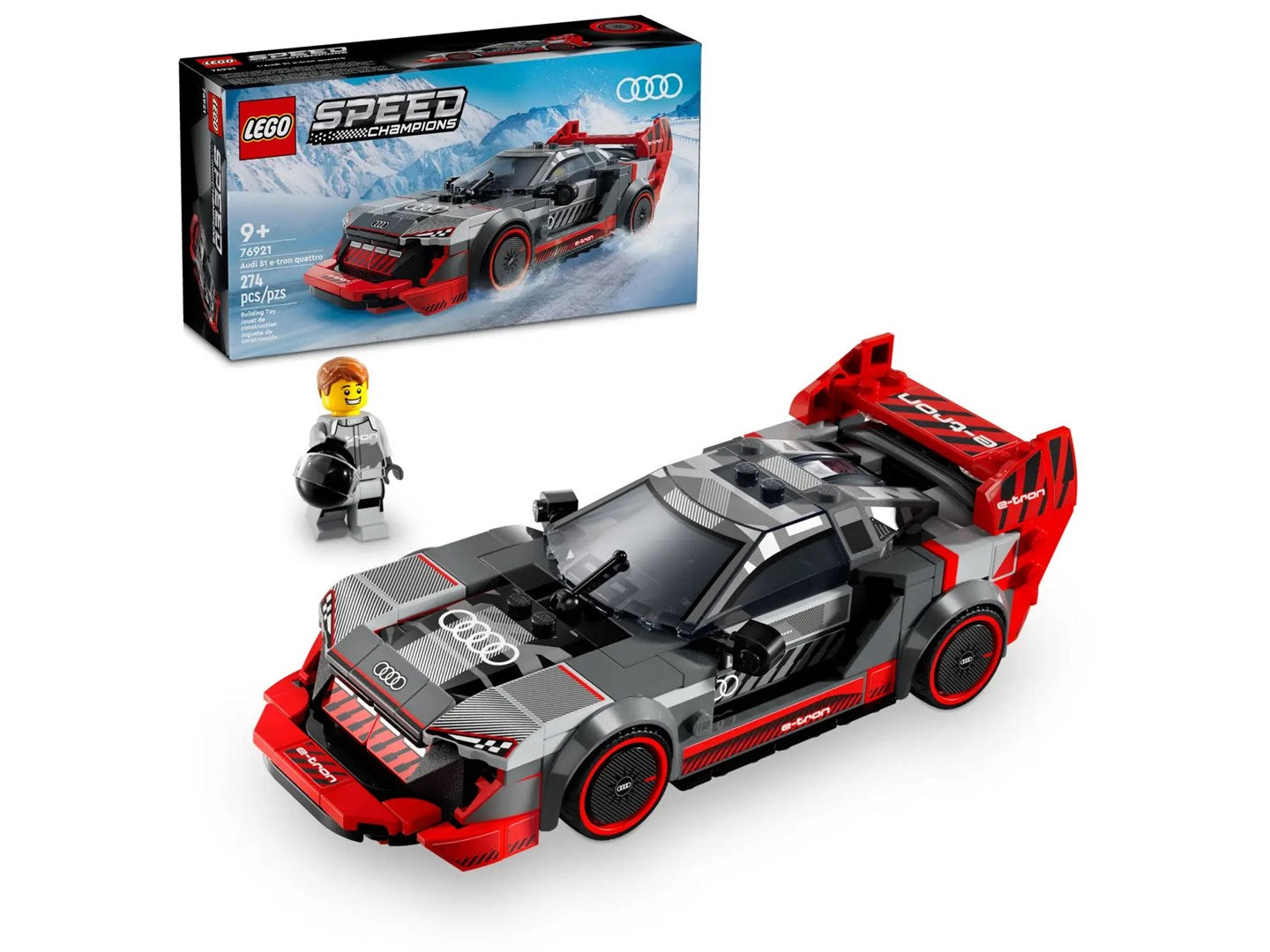 LEGO SPEED CHAMPIONS 76921 Audi S1 E-Tron Quattrro Race Car Brand Lego