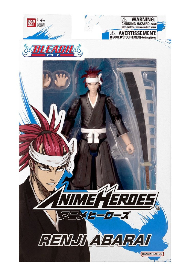 ANIME HEROES BLEACH - ABARAI RENJI Brand BANDAI