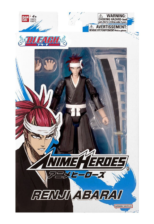 ANIME HEROES BLEACH - ABARAI RENJI Brand BANDAI