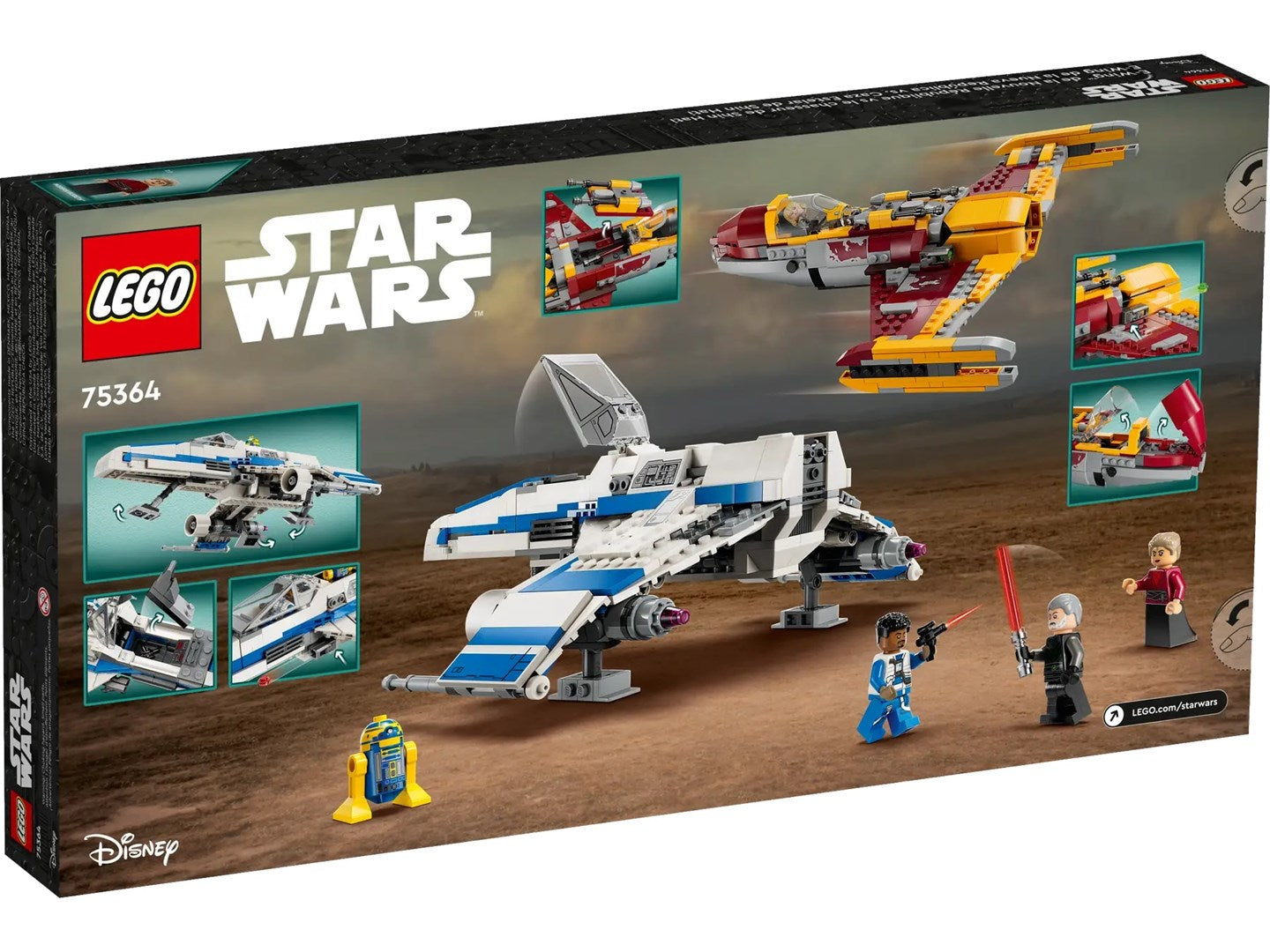 LEGO STAR WARS 75364 NEW REPUBLIC E-WING VS. SHIN HATI'S STARFIGHTER Brand Lego