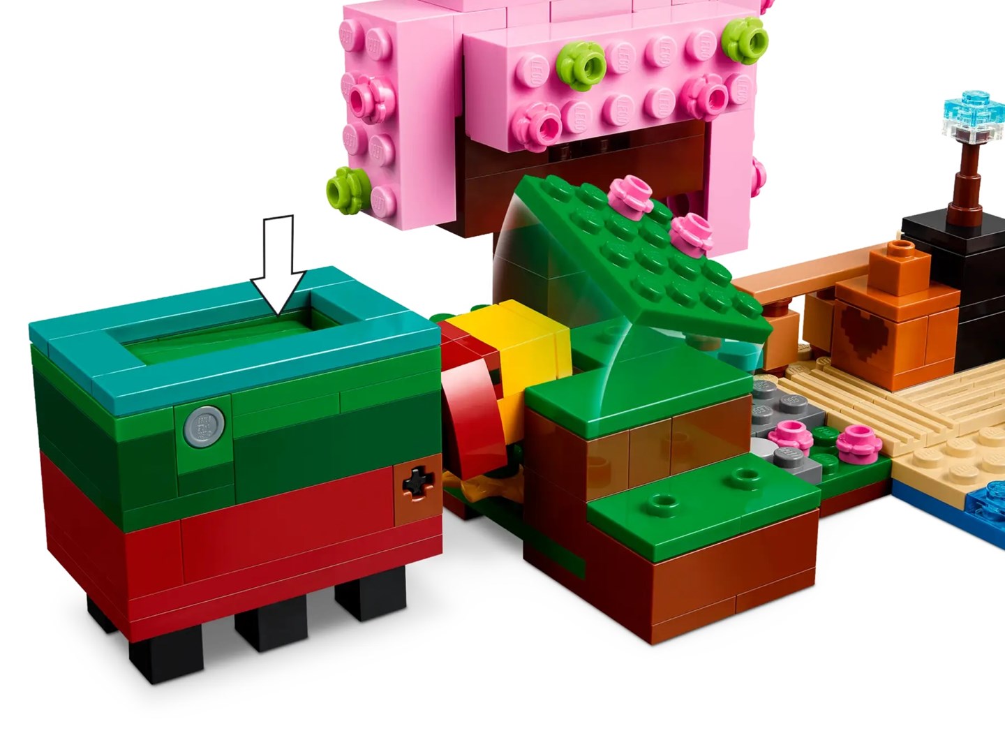 Blocks LEGO MINECRAFT 21260 The Cherry Blossom Garden Brand Lego