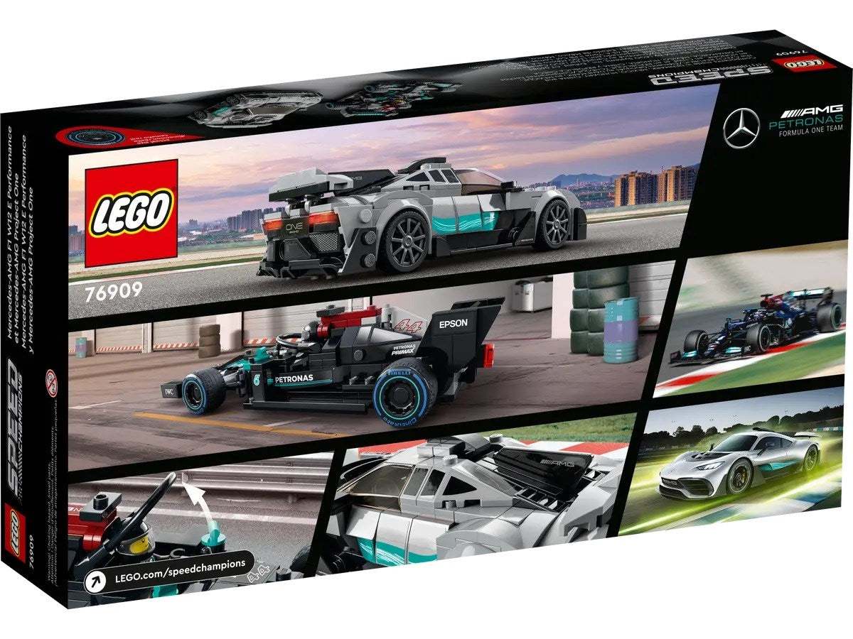LEGO SPEED CHAMPIONS 76909 MERCEDES-AMG F1 W12 E PERFORMANCE & MERCEDES-AMG PROJECT ONE Brand Lego