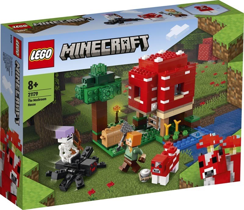 LEGO Minecraft 21179 Mushroom House Brand Lego