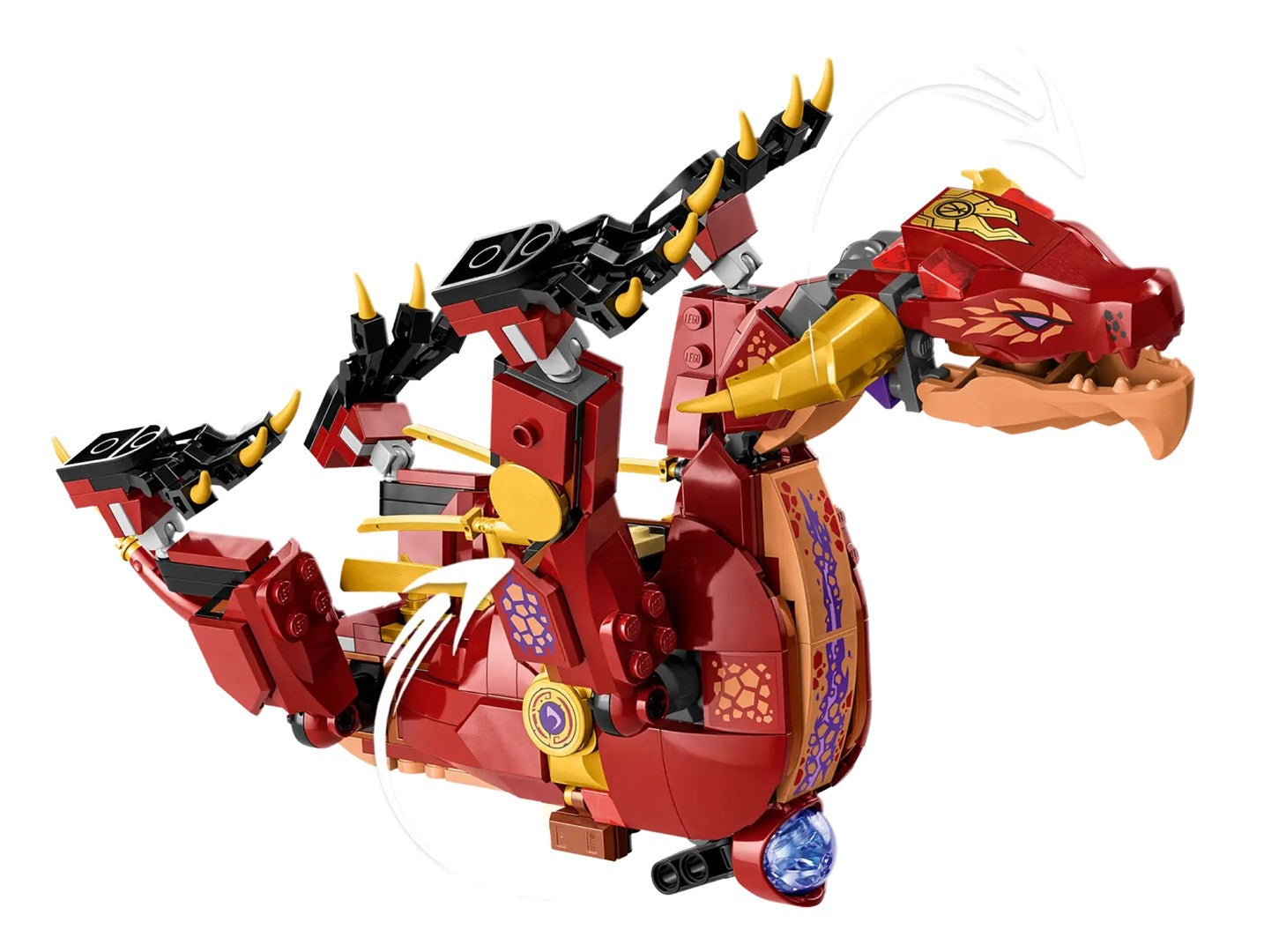LEGO NINJAGO 71793 HEATWAVE TRANSFORMING LAVA DRAGON Brand Lego