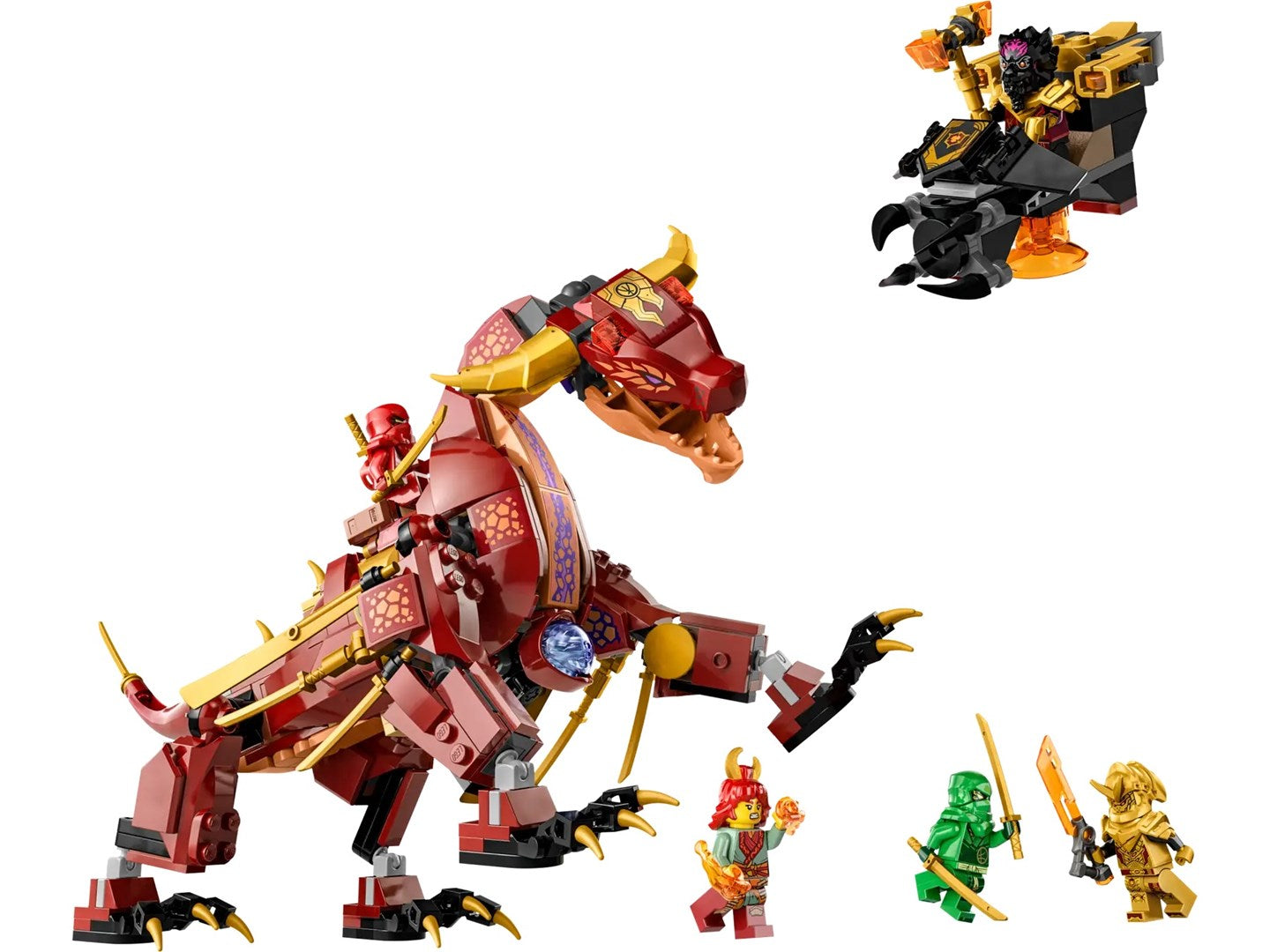 LEGO NINJAGO 71793 HEATWAVE TRANSFORMING LAVA DRAGON Brand Lego