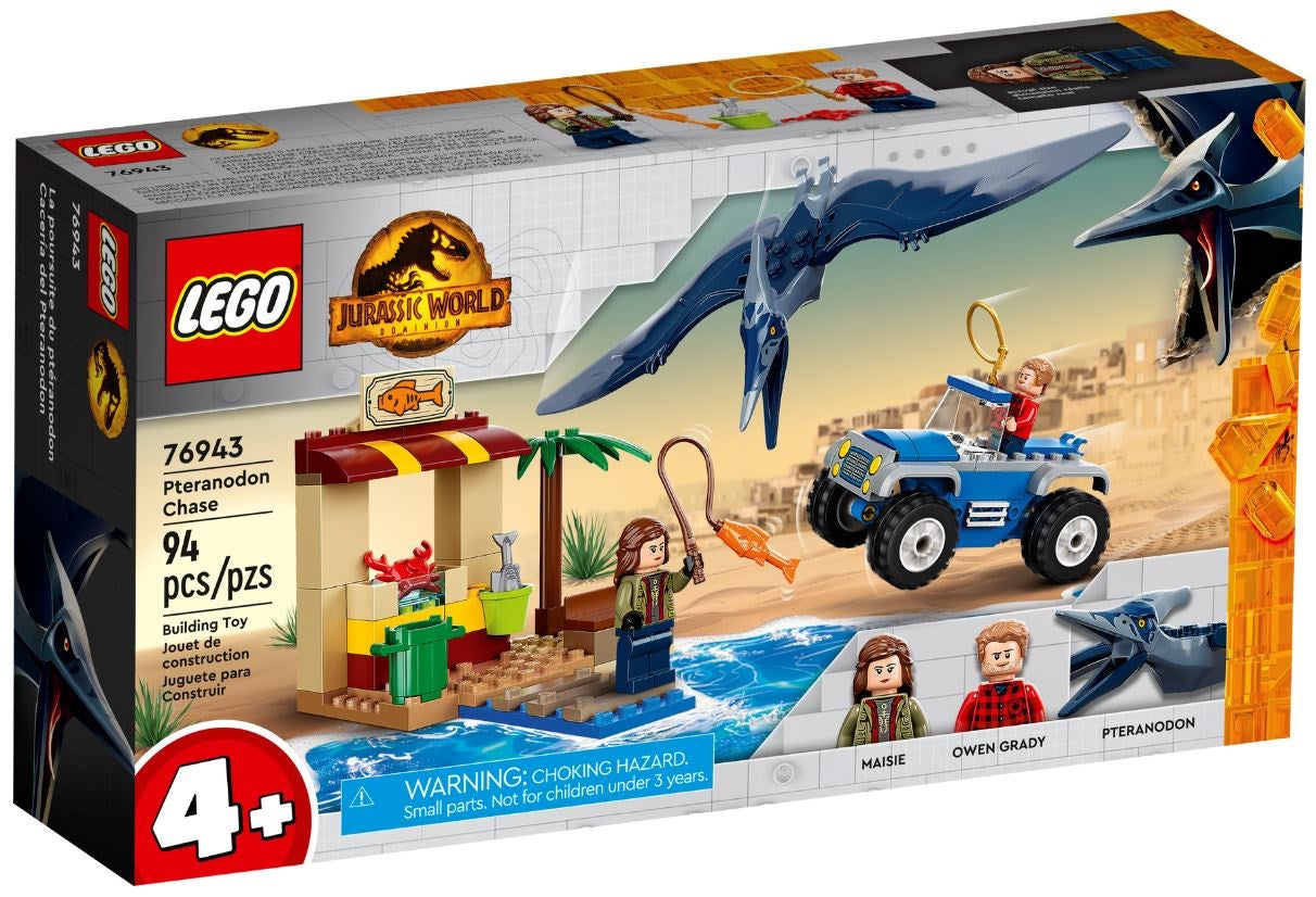 LEGO JURASSIC WORLD 76943 PTERANODON CHASE Brand Lego