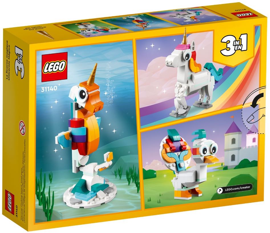 LEGO CREATOR 31140 MAGICAL UNICORN Brand Lego
