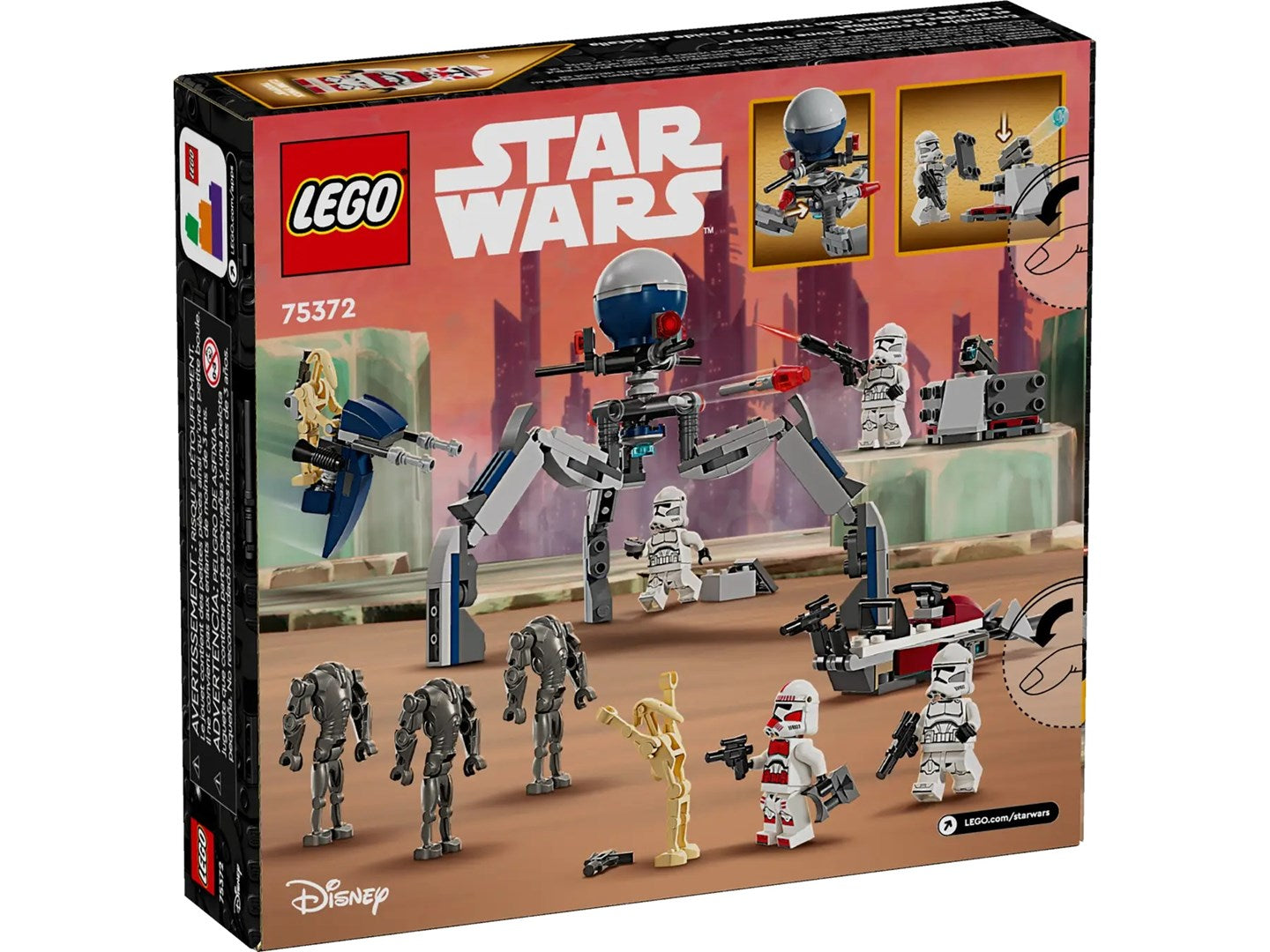 LEGO STAR WARS 75372 CLONE TROOPER & BATTLE DROID BATTLE PACK Brand Lego