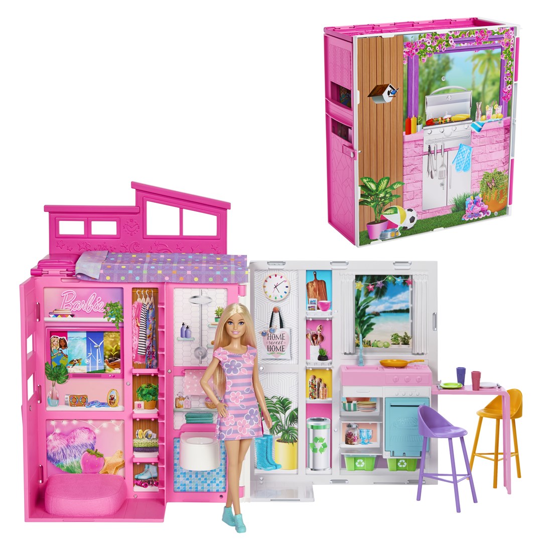 Barbie Cozy House + Doll set HRJ77 p2 MATTEL Brand MATTEL