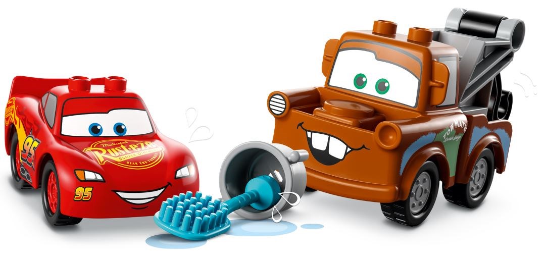 LEGO DUPLO 10996 LIGHTNING MCQUEEN & MATER'S CAR WASH FUN Brand Lego