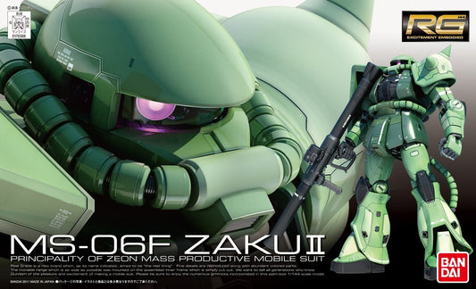 RG 1/144 MS-06F ZAKU II BL Brand BANDAI