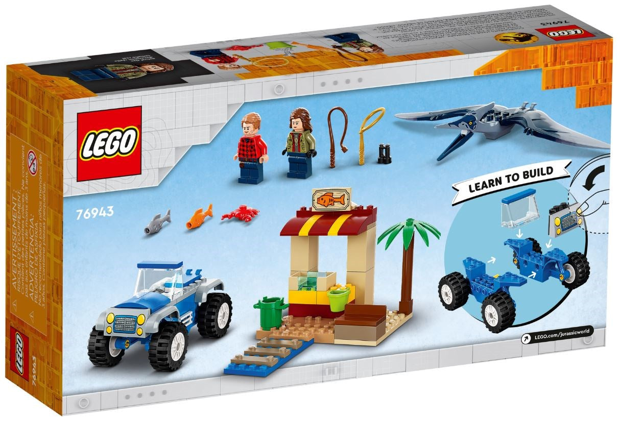 LEGO JURASSIC WORLD 76943 PTERANODON CHASE Brand Lego