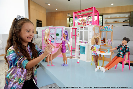 Barbie Vacation House Doll and Playset Brand MATTEL