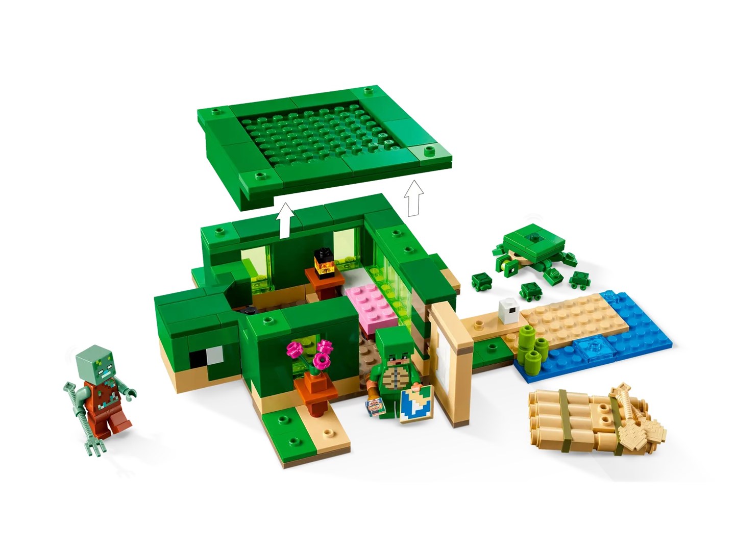 LEGO MINECRAFT 21254 THE TURTLE BEACH HOUSE Brand Lego