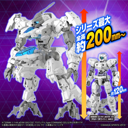 30MM 1/44 eEXM GIG-C02 PROVEDEL (type-COMMAND 02) Brand BANDAI