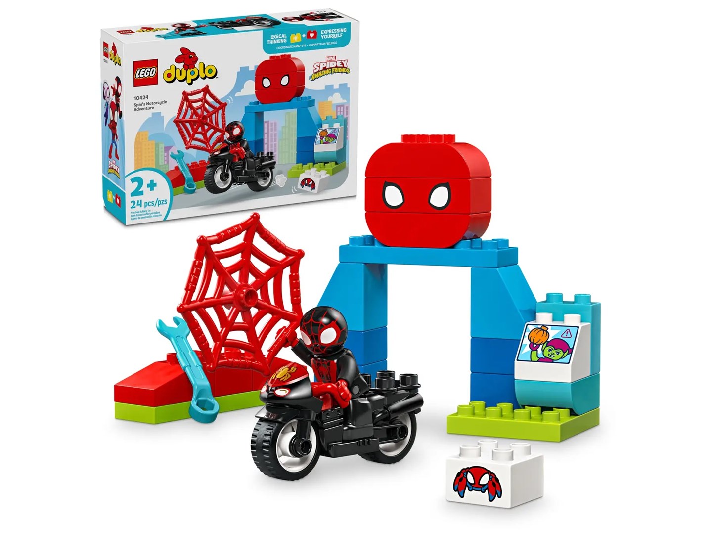 Blocks LEGO DUPLO 10424 Spin's Motorcycle Adventure Brand Lego
