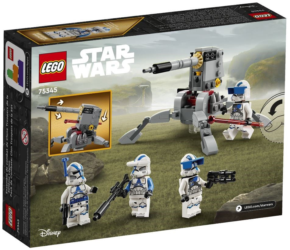 LEGO STAR WARS 75345 501ST CLONE TROOPERS BATTLE PACK Brand Lego