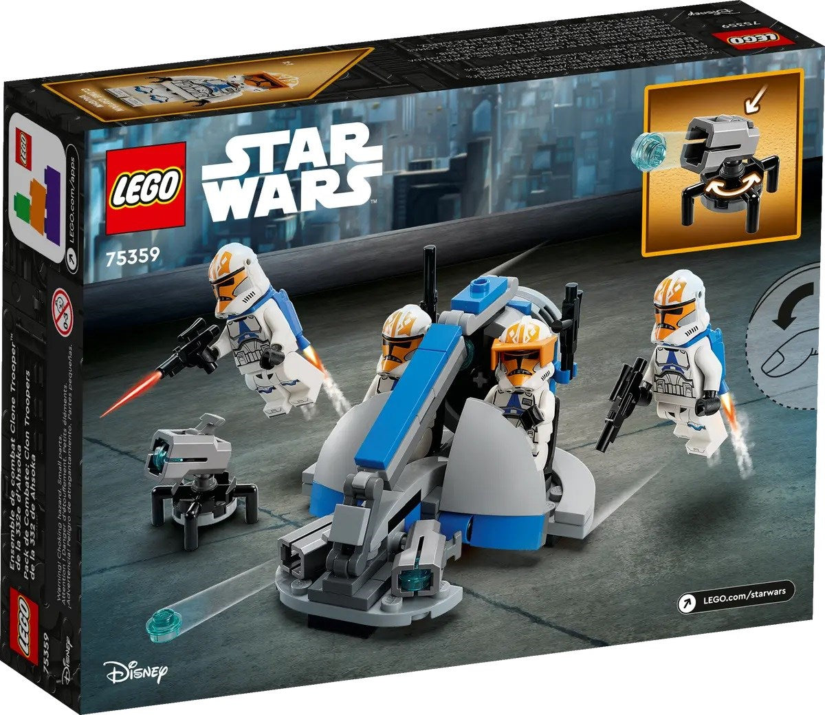 LEGO STAR WARS 75359 332 AHSOKA'S CLONE TROOPER BATTLE PACK Brand Lego