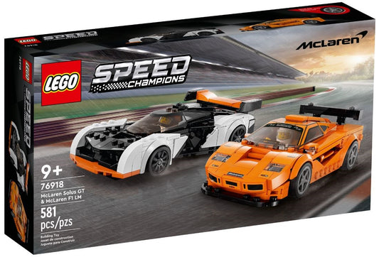 LEGO SPEED CHAMPIONS 76918 MCLAREN SOLUS GT & MCLAREN F1 LM Brand Lego
