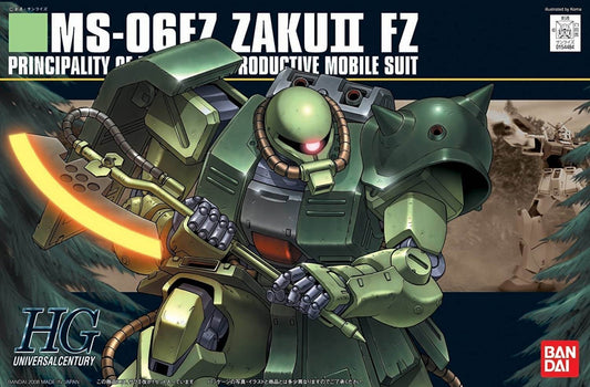 HGUC 1/144 MS-06FZ ZAKU II FZ Brand BANDAI