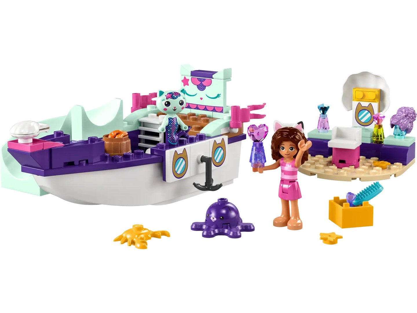 LEGO GABBY'S DOLLHOUSE 10786 GABBY & MERCAT'S SHIP & SPA Brand Lego