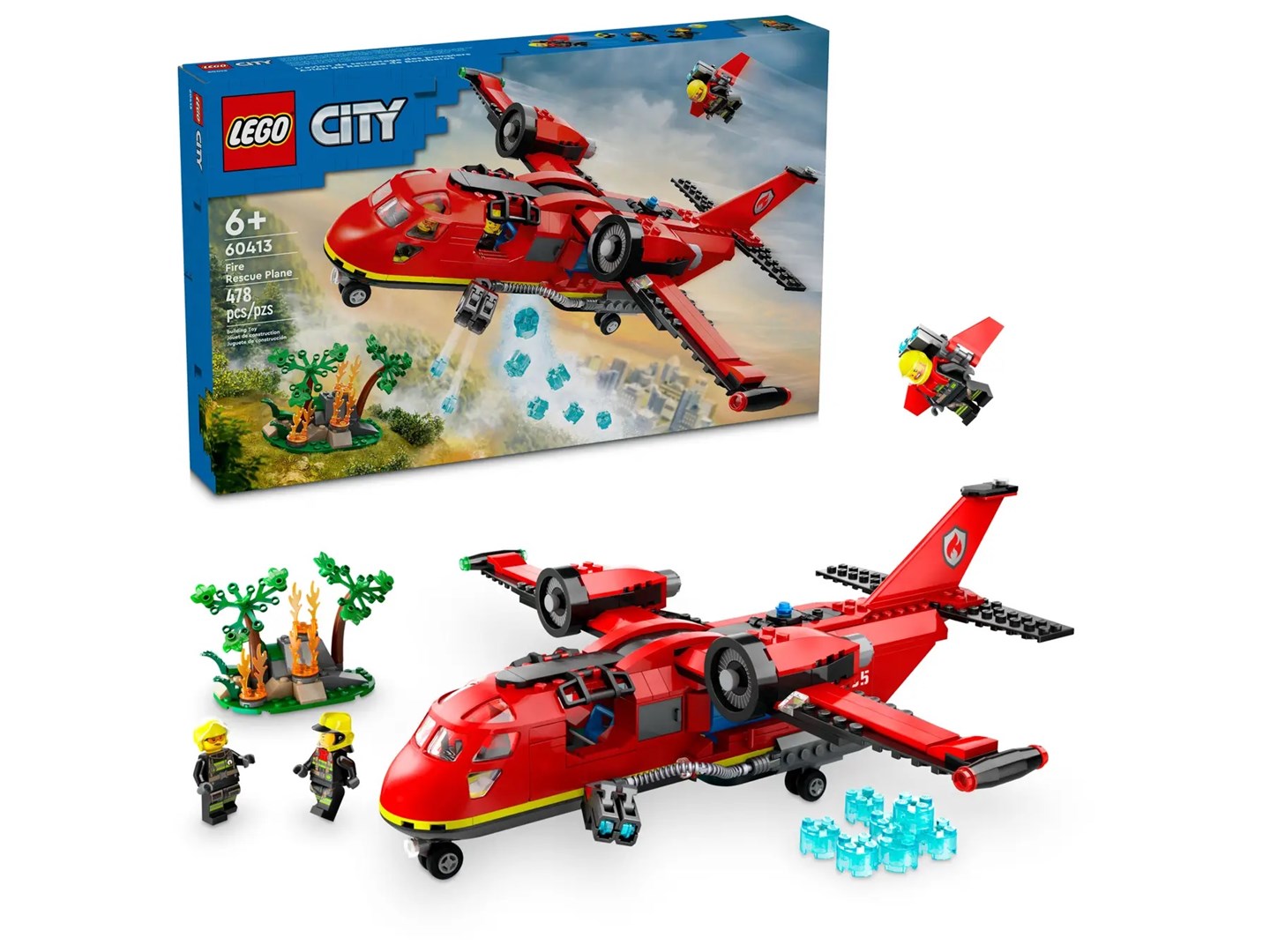 LEGO CITY 60413 FIRE RESCUE PLANE Brand Lego