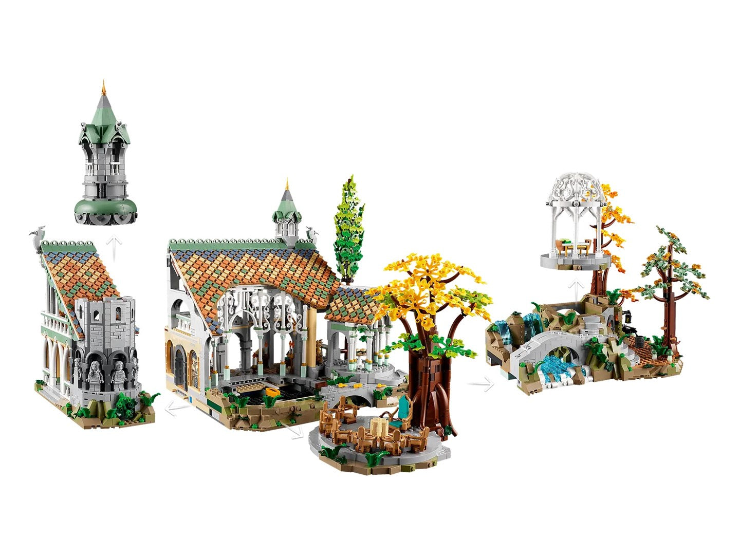 LEGO ICONS 10316 THE LORD OF THE RINGS: RIVENDELL Brand Lego