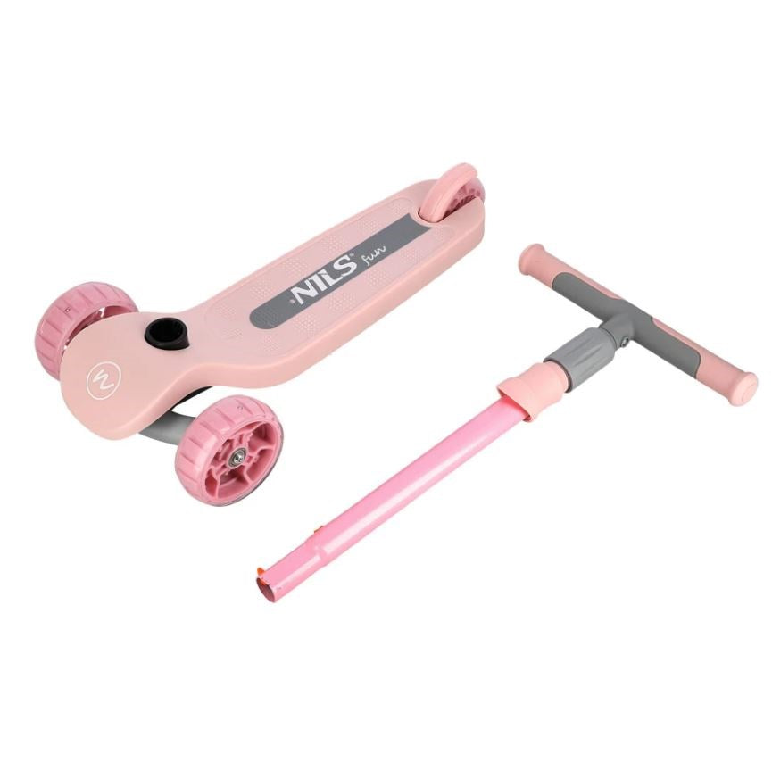 NILS FUN HLB09 LED children's scooter pink Brand NILS eXtreme