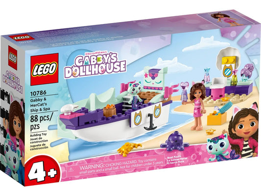 LEGO GABBY'S DOLLHOUSE 10786 GABBY & MERCAT'S SHIP & SPA Brand Lego
