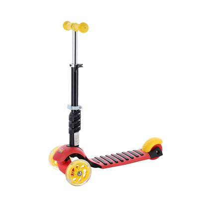 NILS FUN HLB07 4in1 children's scooter BLACK-YELLOW-RED Brand NILS eXtreme