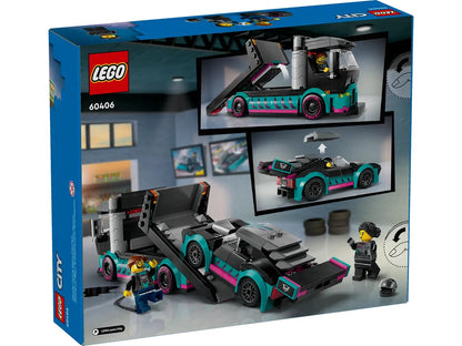 LEGO CITY 60406 RACE CAR AND CAR CARRIER TRUCK Brand Lego