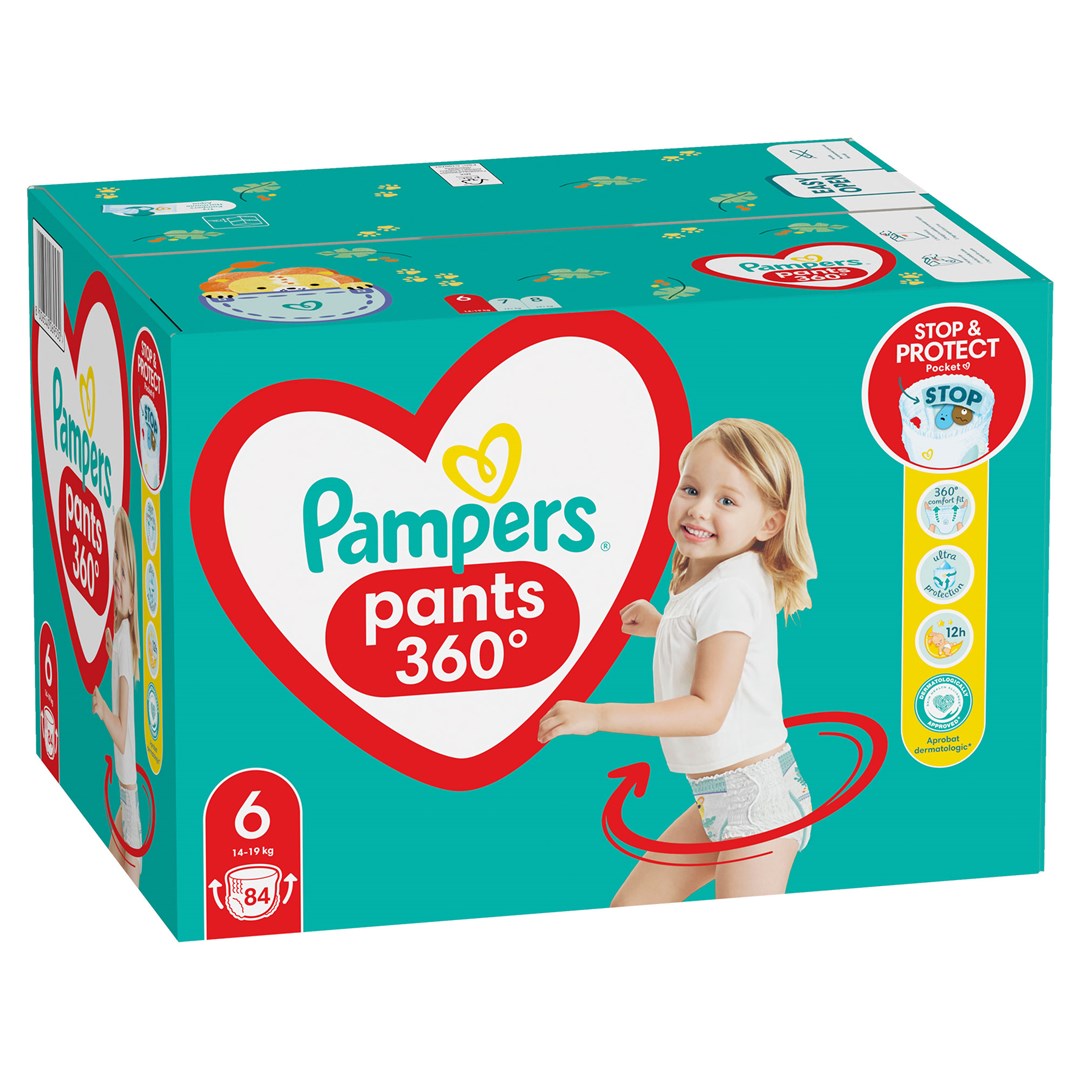 Pampers Pants Boy/Girl 6 84 pc(s) Brand Pampers