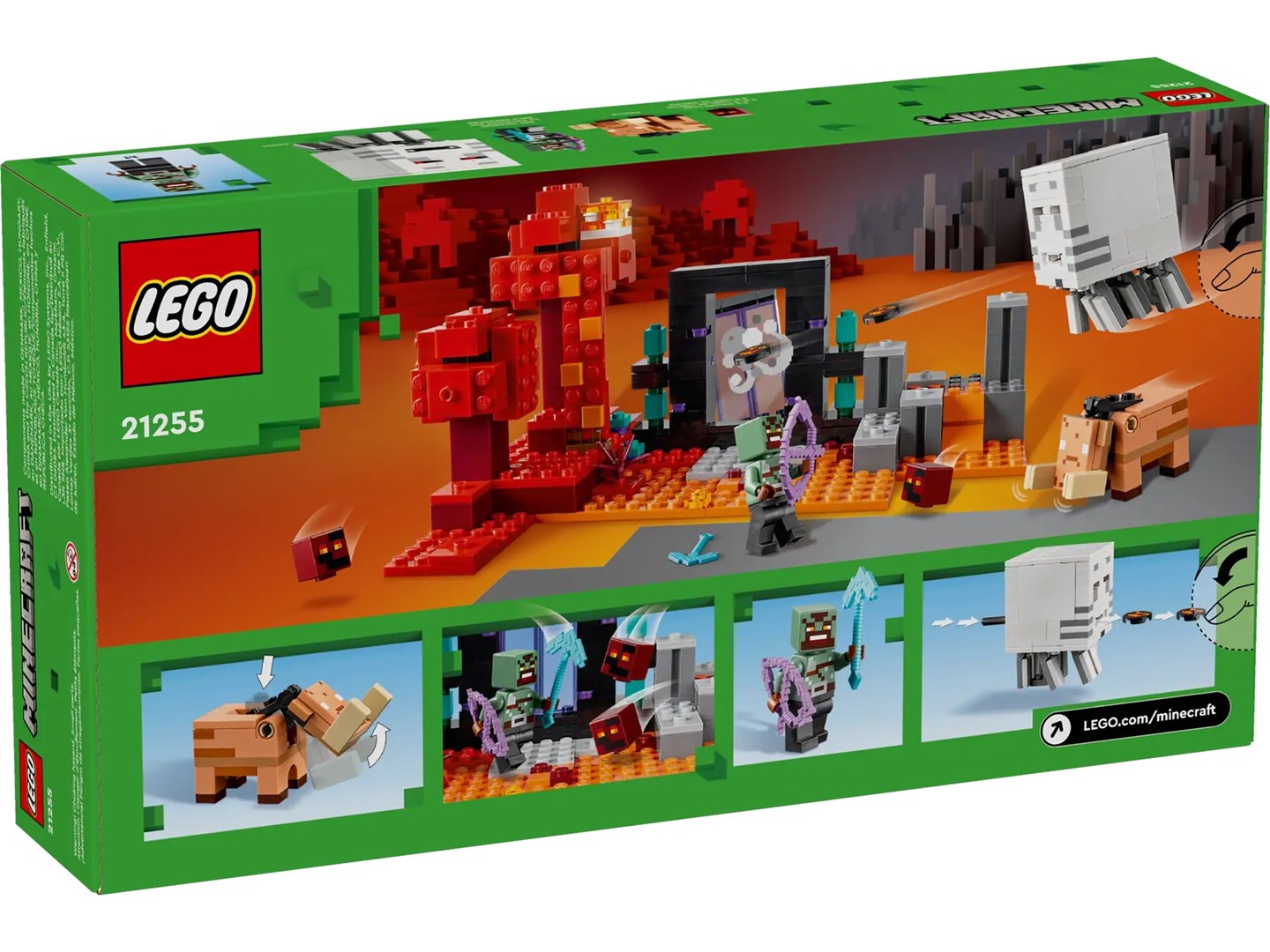 LEGO MINECRAFT 21255 THE NETHER PORTAL EXPEDITION Brand Lego
