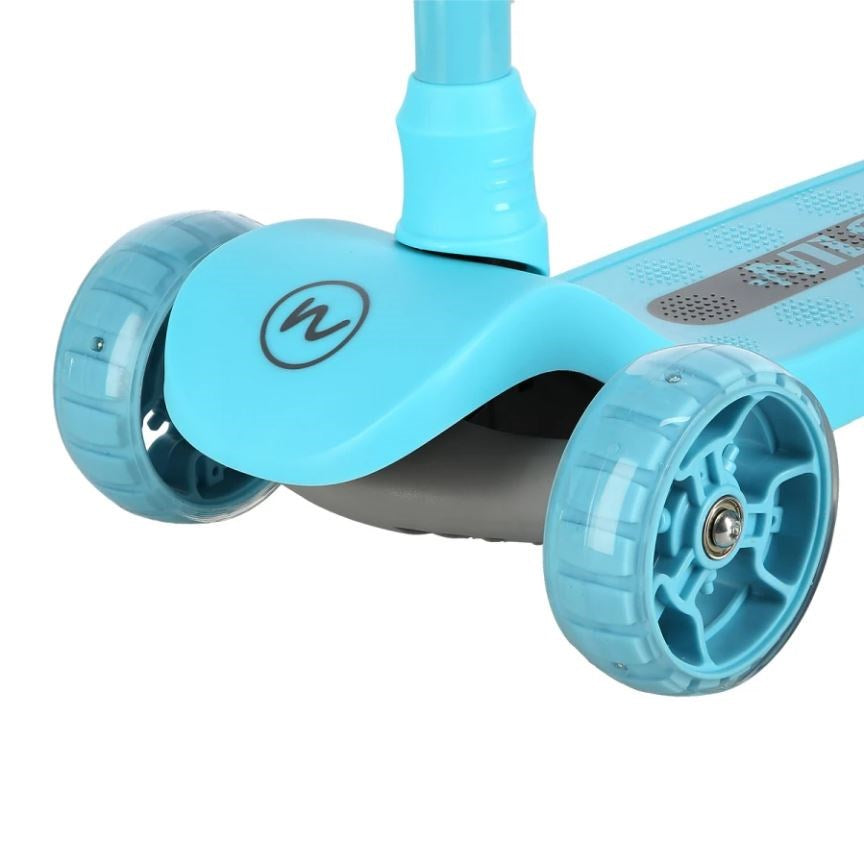NILS FUN HLB09 LED turquoise children's scooter Brand NILS eXtreme