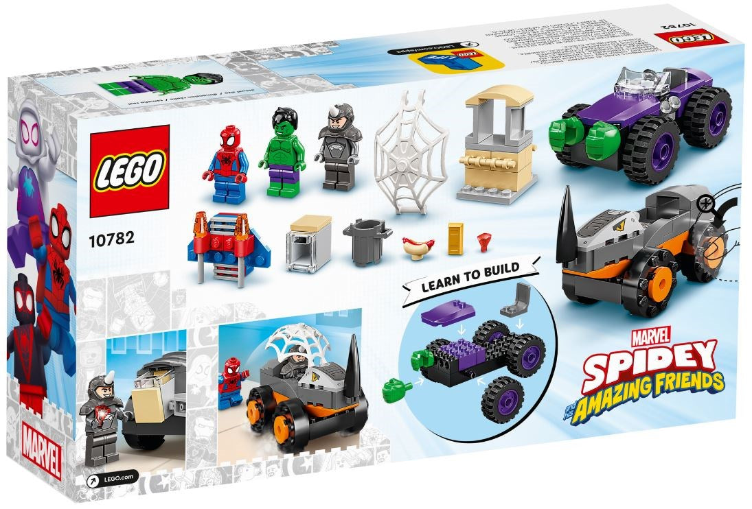 LEGO MARVEL 10782 HULK VS. RHINO - TRUCK SHOWDOWN Brand Lego