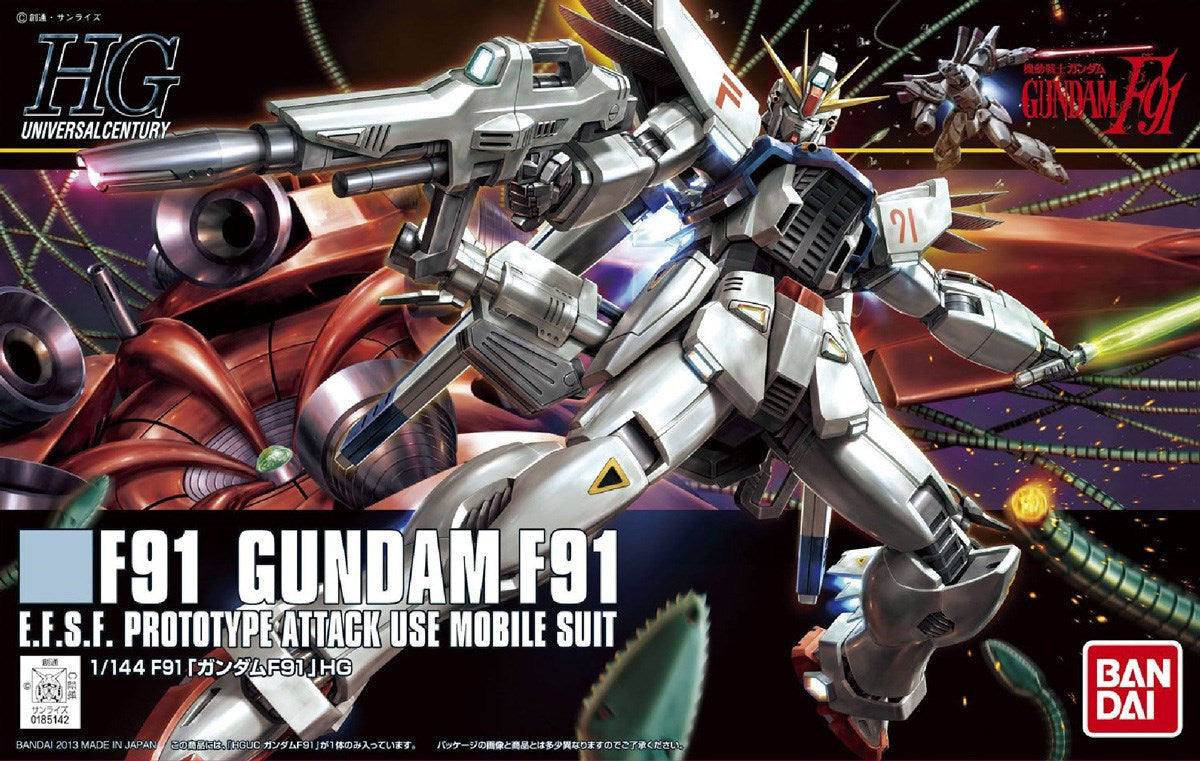 Figurka kolekcjonerska Bandai HGUC 1/144 GUNDAM F91 Brand BANDAI