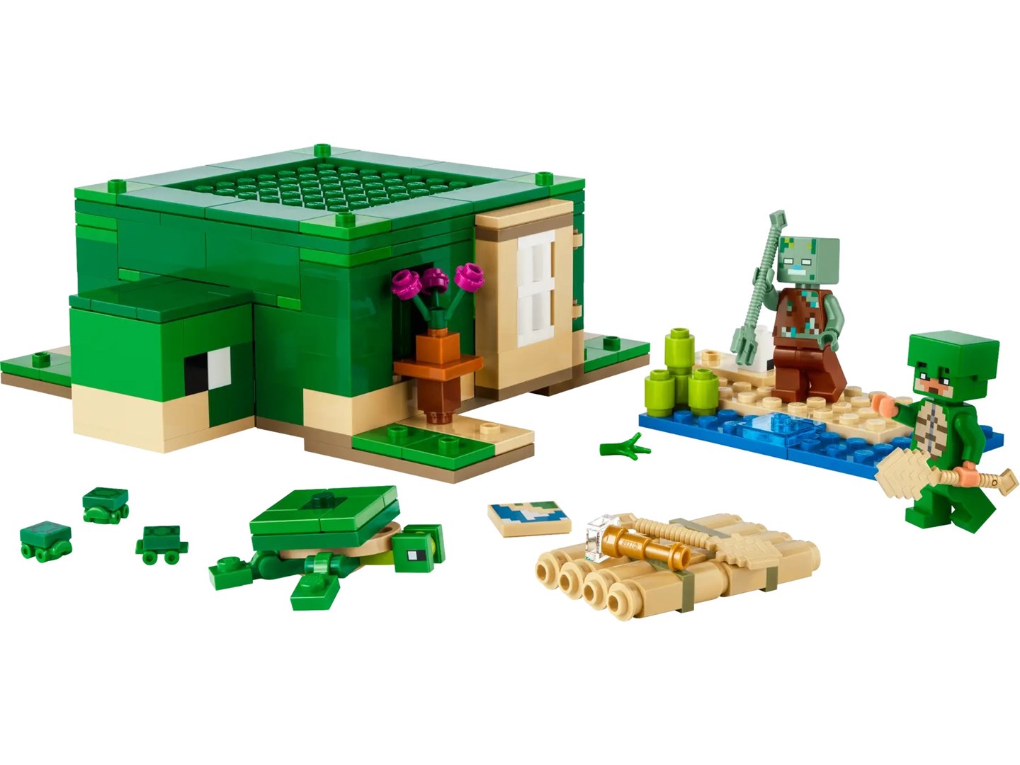 LEGO MINECRAFT 21254 THE TURTLE BEACH HOUSE Brand Lego