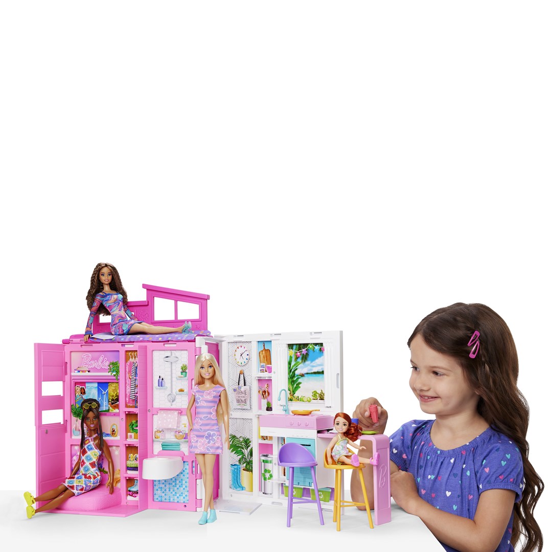 Barbie Cozy House + Doll set HRJ77 p2 MATTEL Brand MATTEL