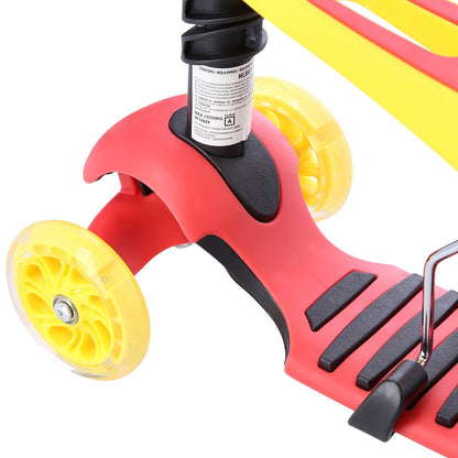 NILS FUN HLB07 4in1 children's scooter BLACK-YELLOW-RED Brand NILS eXtreme