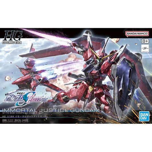 HGCE 1/144 IMMORTAL JUSTICE GUNDAM Brand BANDAI