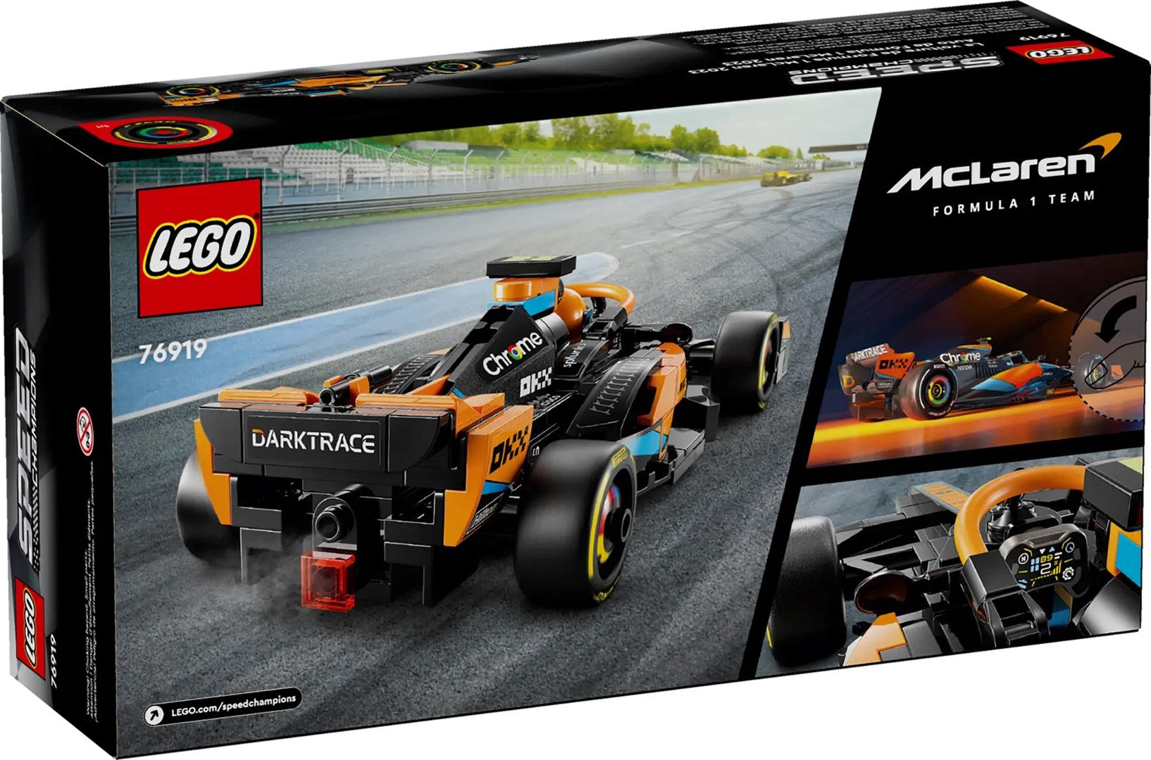 LEGO SPEED CHAMPIONS 76919 2023 McLaren Formula 1 Race Car Brand Lego